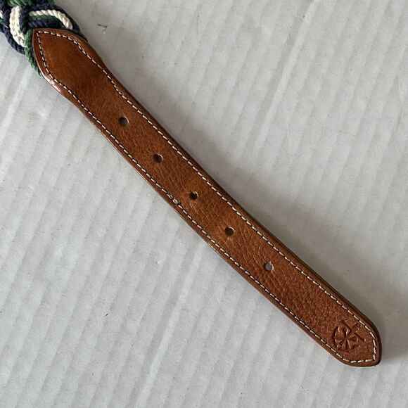 Kiel James Patrick Handcrafted Nautical Rope Braided Woven Belt Leather 32 Multi - Picture 7 of 16